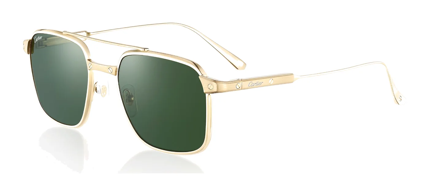 Cartier Santos de Cartier ESW00792, Parlak ve fırçalanmış altın